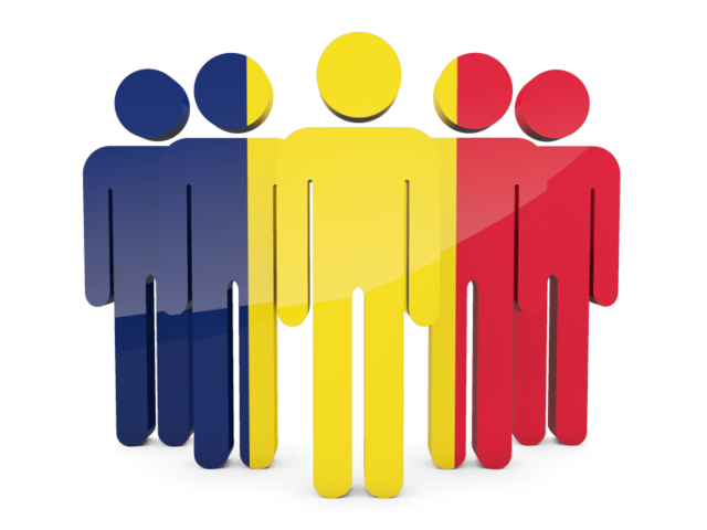Chad flag icon